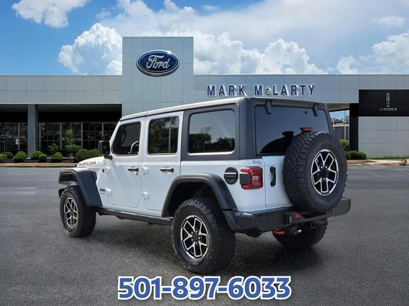 Used 2026 Bright White Clearcoat JEEP RUBICON 4 DOOR 4X4 image 3