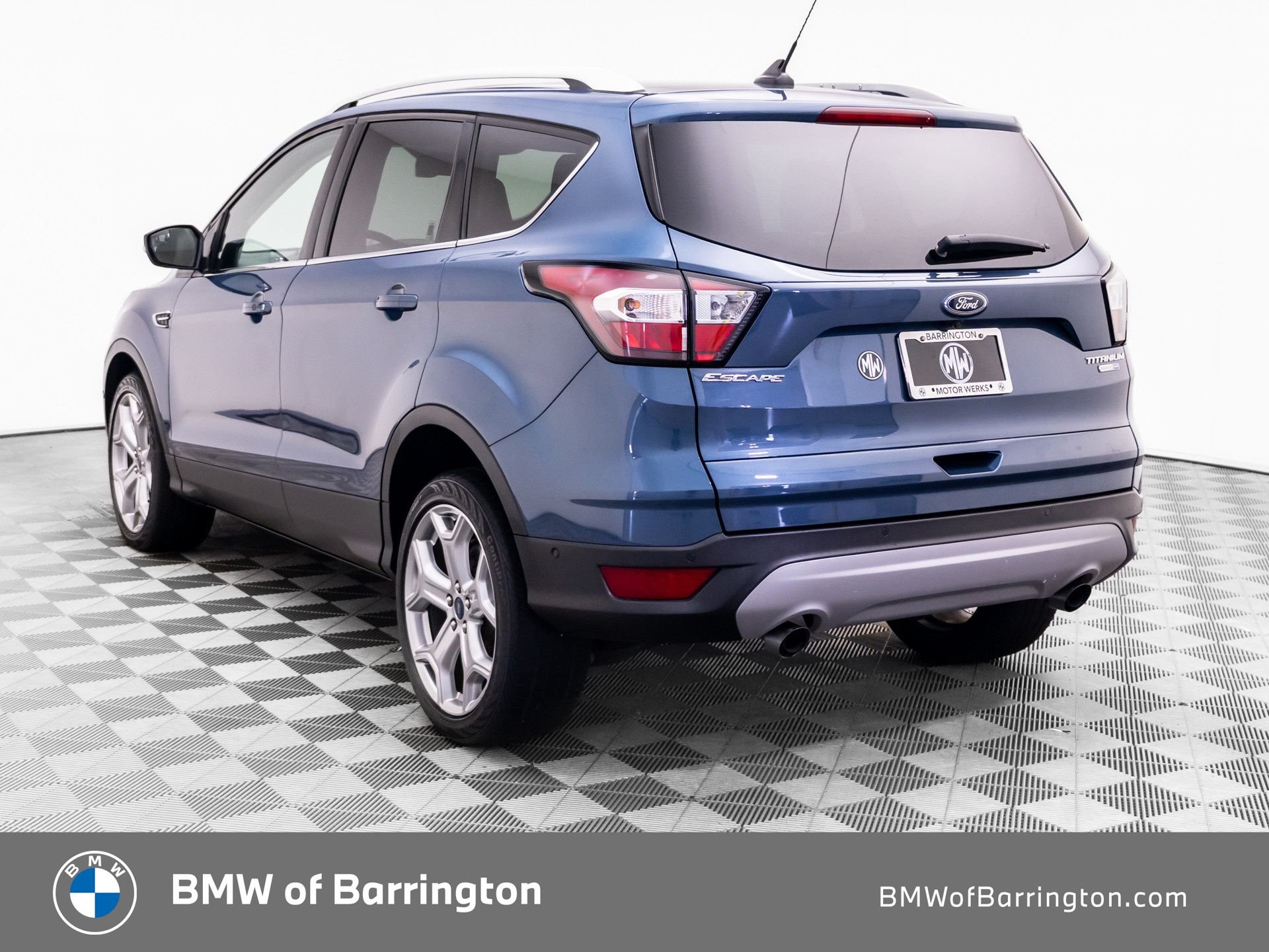 Used 2018 Blue Ford Titanium image 3