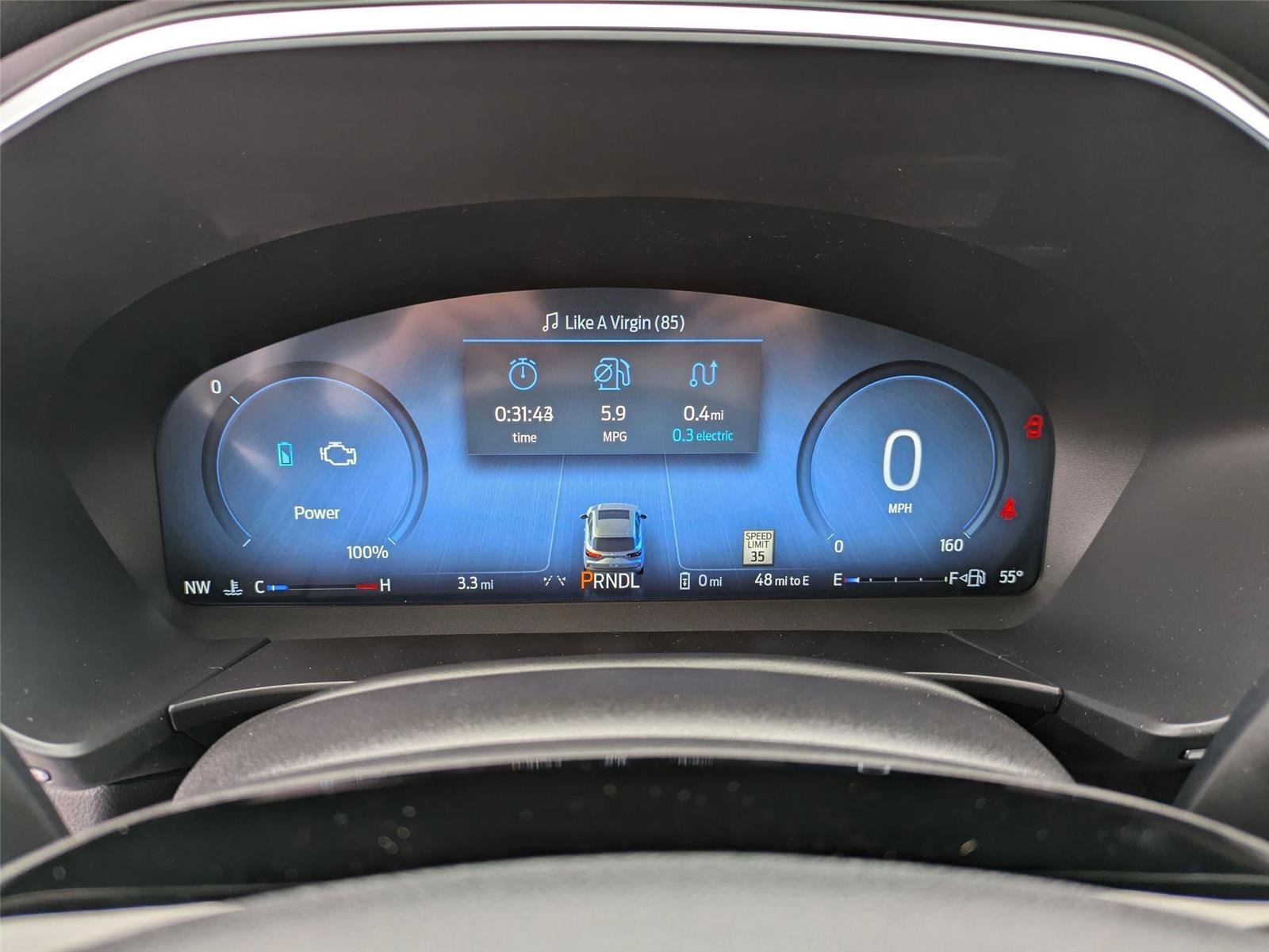 New 2025 Star White Metallic Tri-Coat Ford PHEV image 21