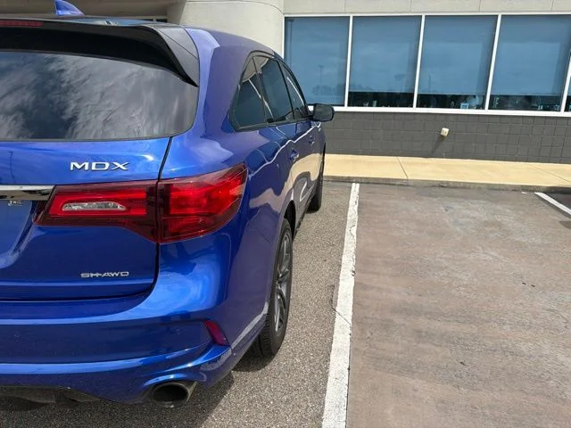 Used 2019 Blue Acura 3.5L Technology Pkg w/A-Spec Pkg image 4
