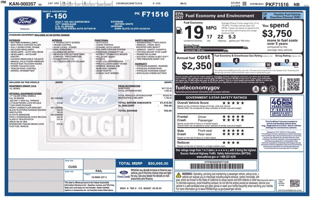 1FTFW1E53PKF71516