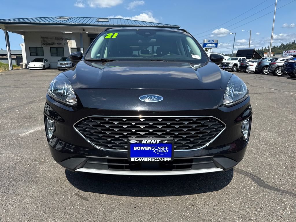 Certified Used 2021 Agate Black Metallic Ford SEL image 11