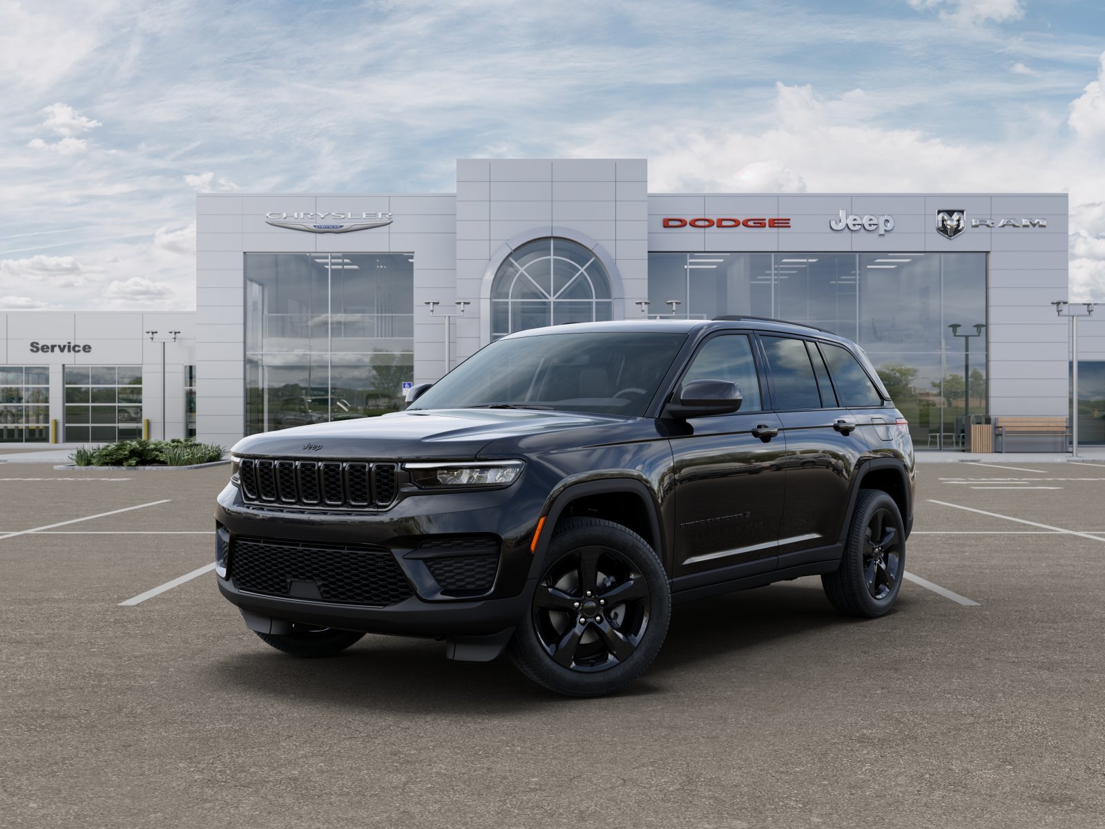New 2025 Diamond Black Crystal Pearl-Coat Exterior Paint Jeep Altitude X image 23
