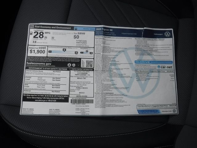 Certified Used 2025 Gray Volkswagen 2.0T SE image 37