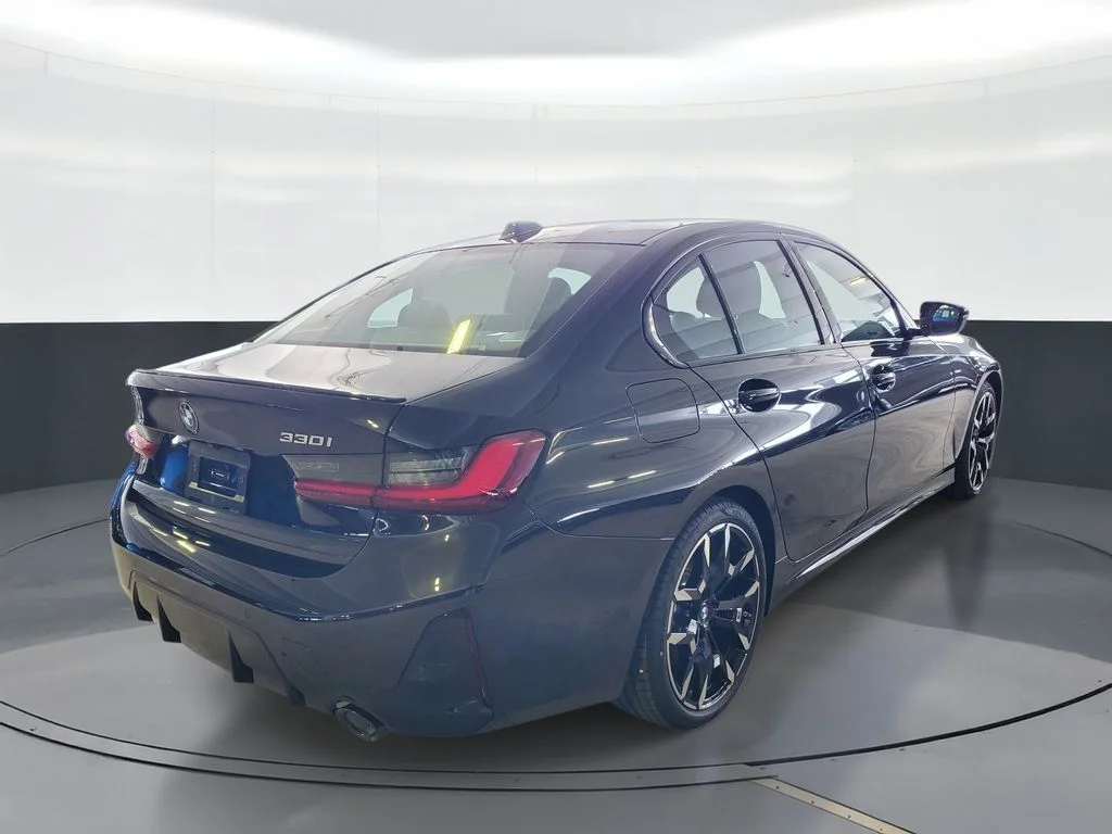 Used 2026 Black Sapphire Metallic BMW 330i image 3
