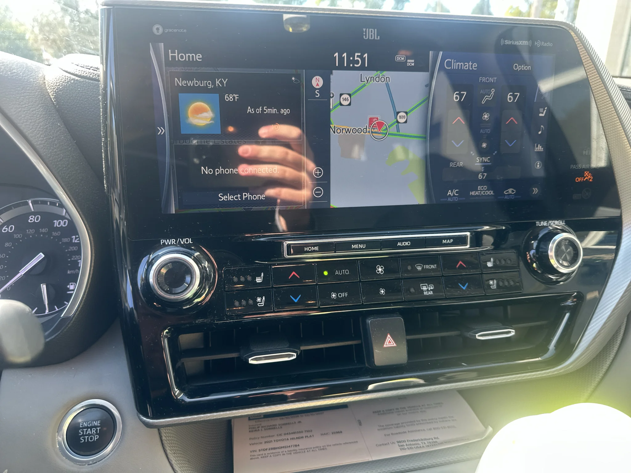 Used 2021 Blue Toyota Platinum image 6