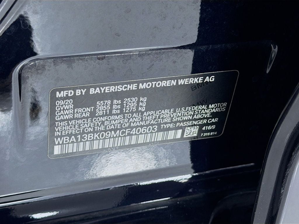 Used 2021 Carbon Black Metallic BMW M550i xDrive image 38