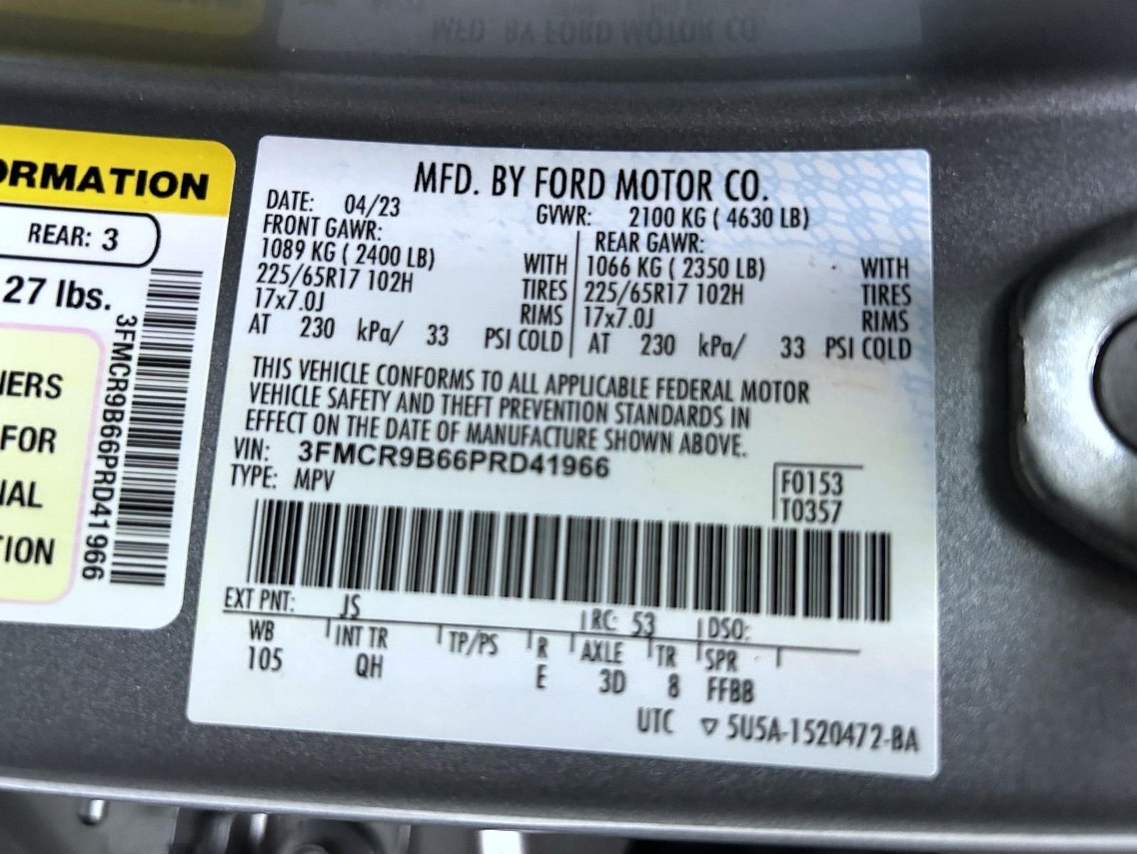 Used 2023 Silver Ford Big Bend image 25