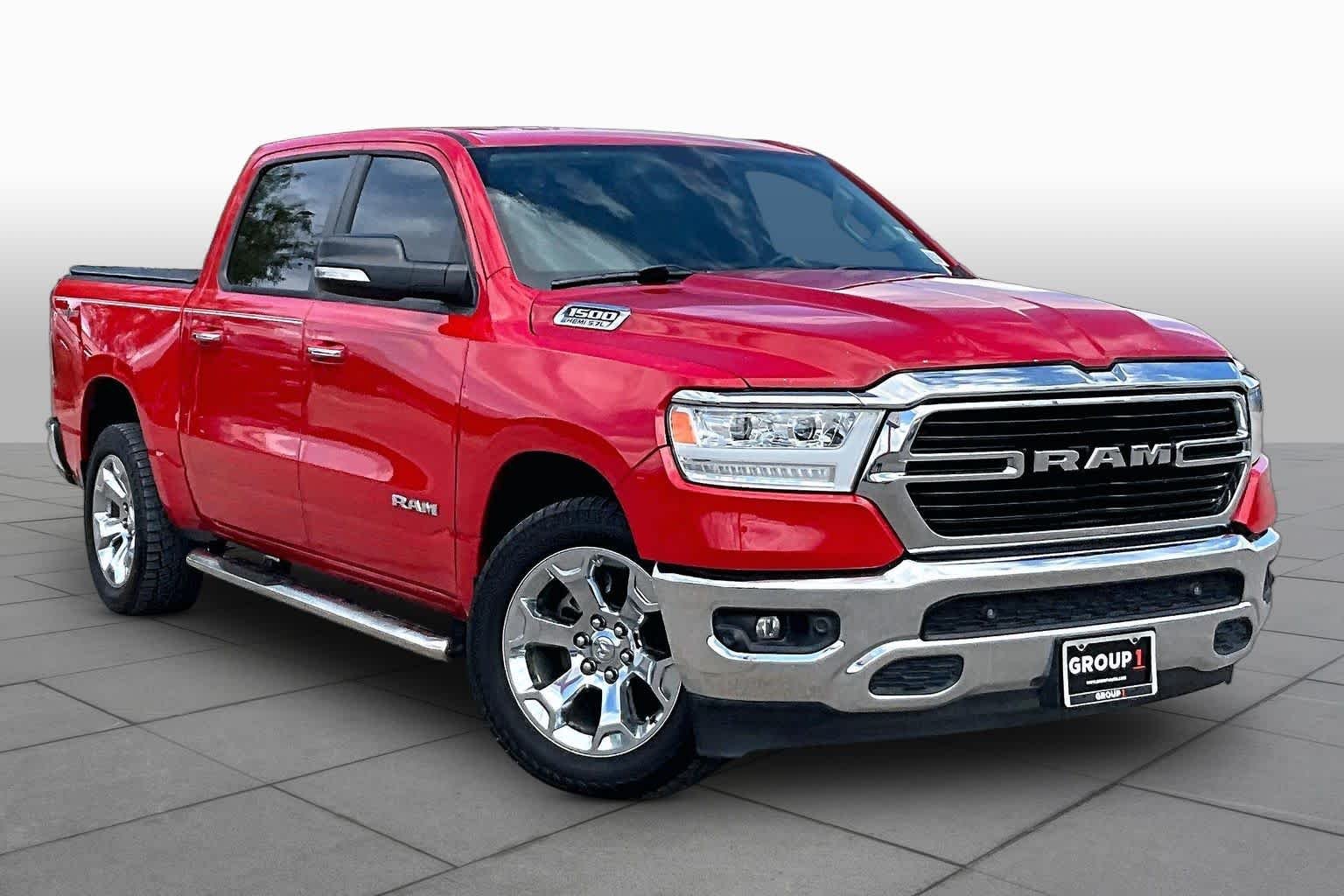Used 2020 Flame Red Clearcoat Ram Lone Star image 3