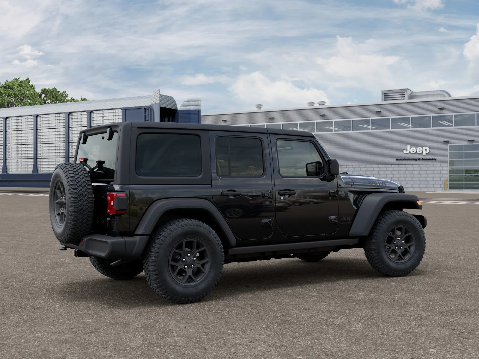 New 2026 Black Clear-Coat Exterior Paint Jeep Willys image 4