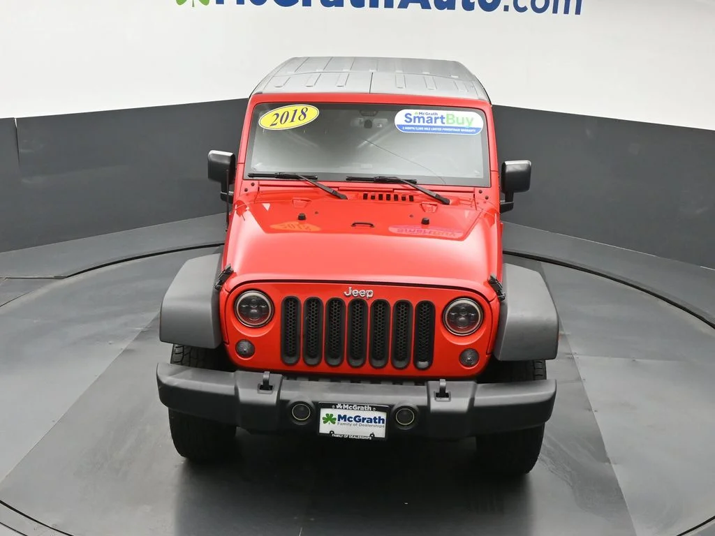 Certified Used 2018 Red Jeep Unlimited Sport image 26