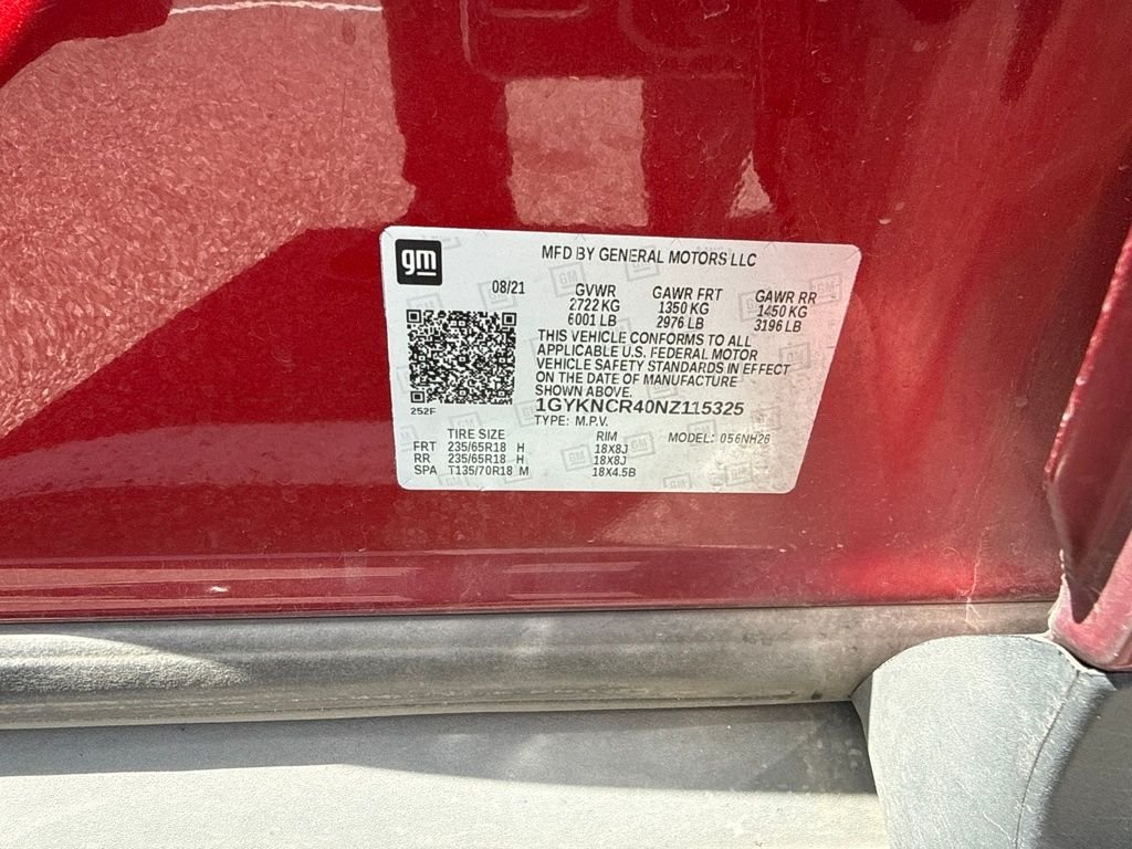 Used 2022 Red Cadillac Premium Luxury image 13