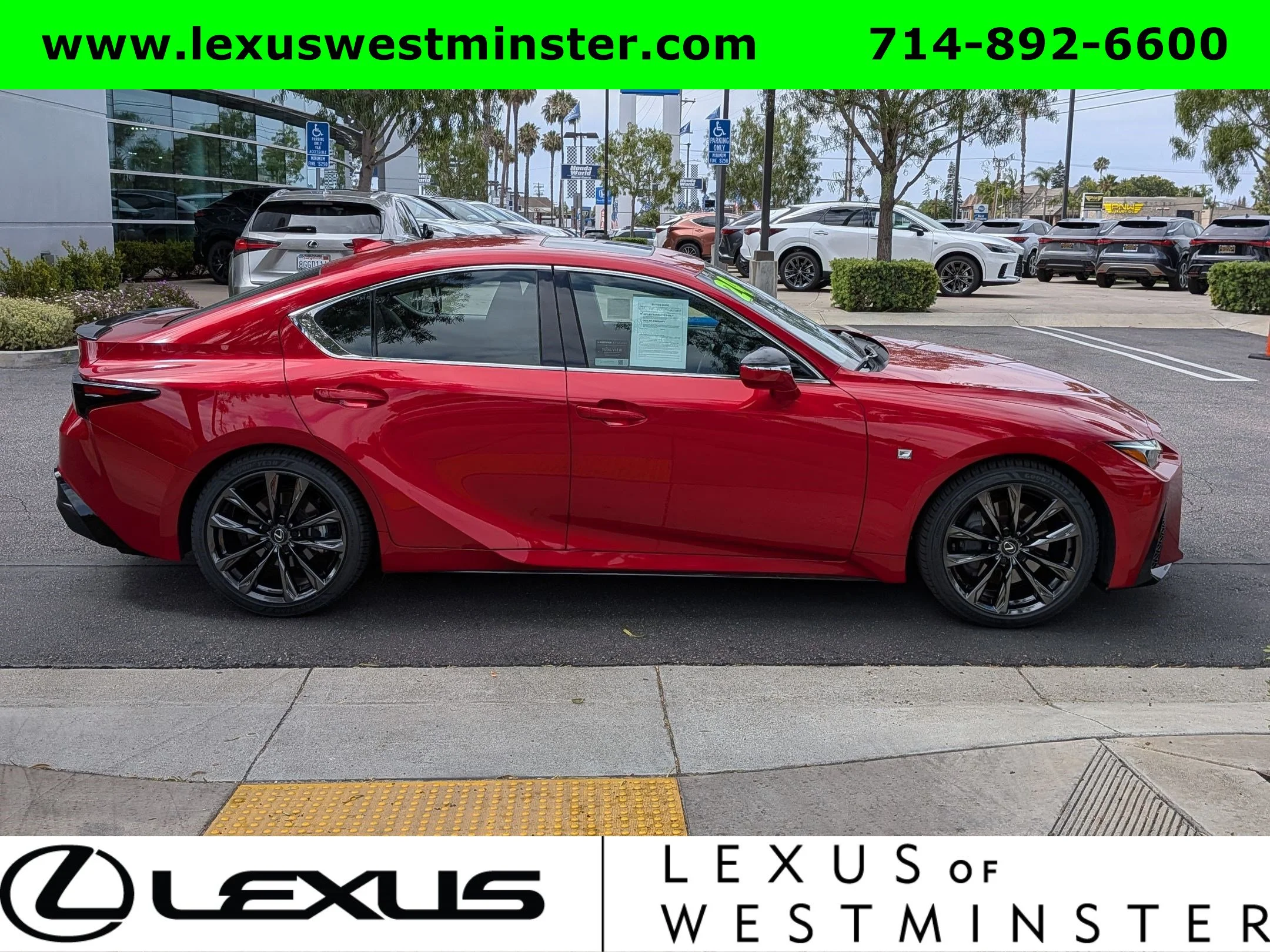 Certified Used 2024 INFRARED Lexus IS 350 F SPORT image 4