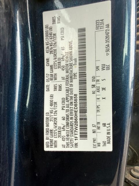 Used 2017 Blue Ford Lariat image 18