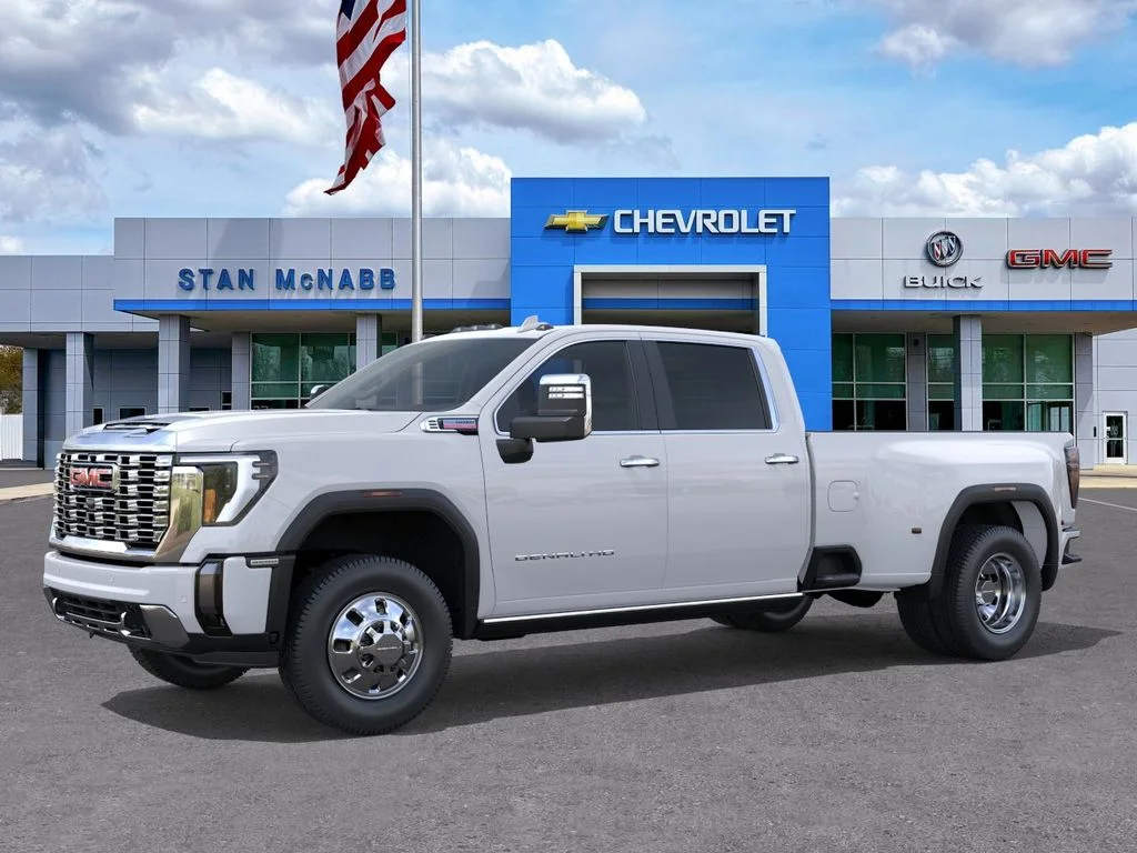 New 2026 Glacier White Tricoat GMC Denali DRW image 2
