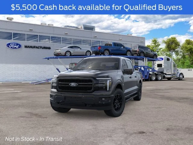 New 2026 Agate Black Metallic Ford Lariat image 2