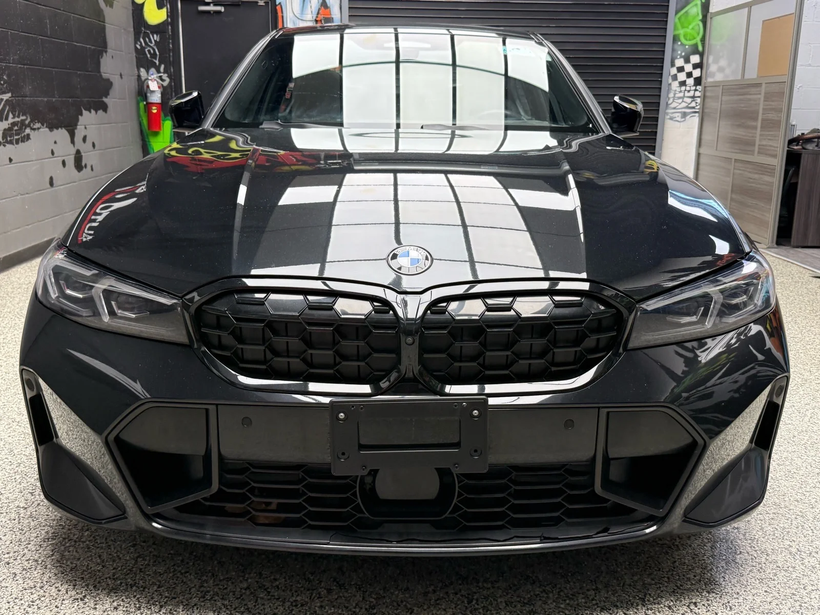 Used 2023 Black Sapphire Metallic (475) BMW M340i xDrive image 2