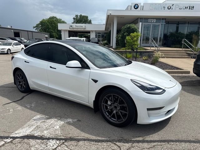 Used 2022 Tesla Model 3 Base with VIN 5YJ3E1EA3NF125671 for sale in Peoria, IL