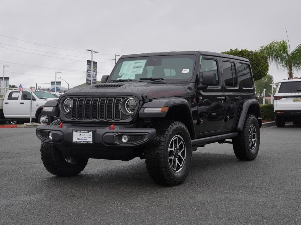 New 2026 Black Clear-Coat Exterior Paint Jeep Rubicon image 7