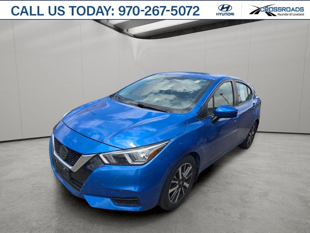 Used 2020 Electric Blue Metallic Nissan SV image 1