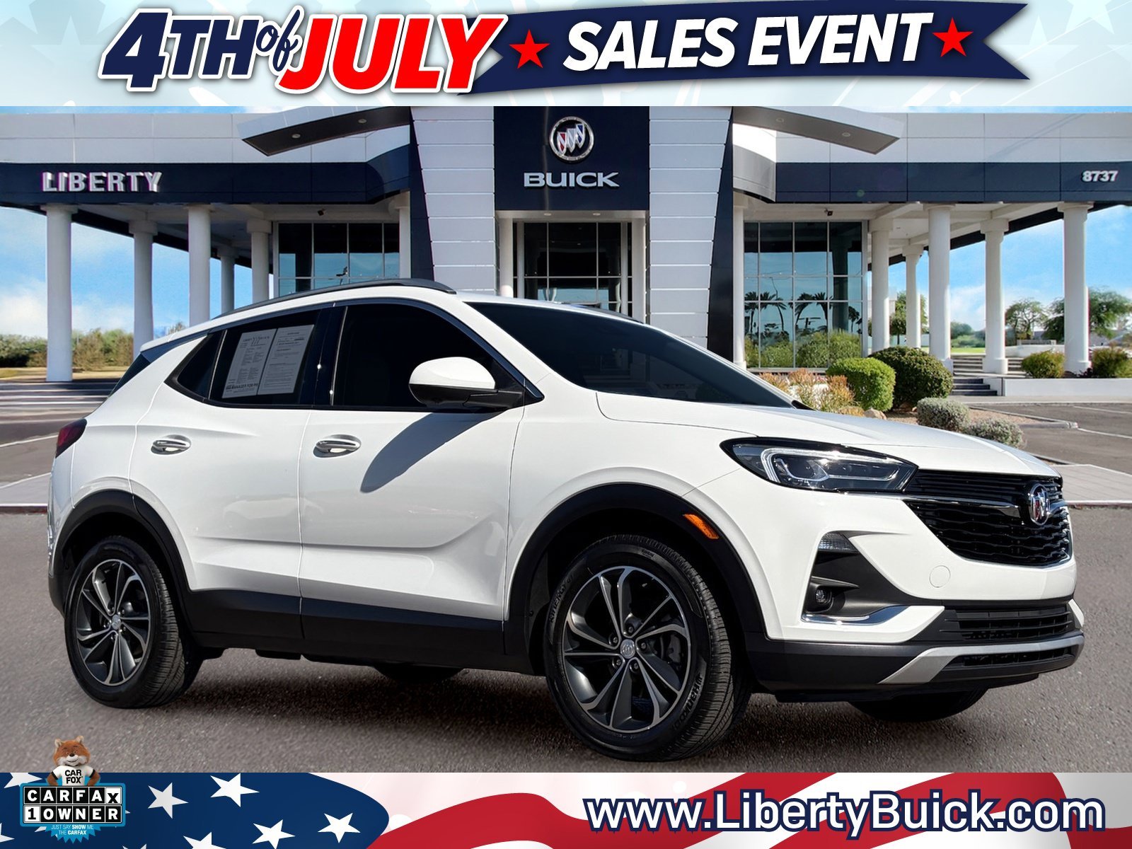 Used 2021 SUMMIT WHITE Buick Essence image 1