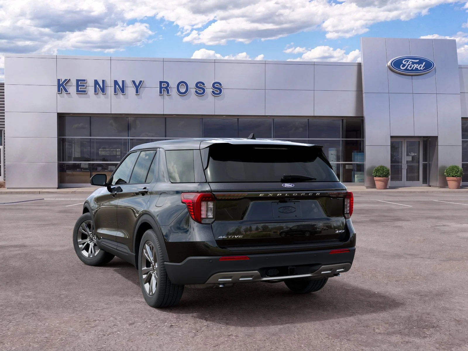 New 2027 Agate Black Metallic Ford Active image 4