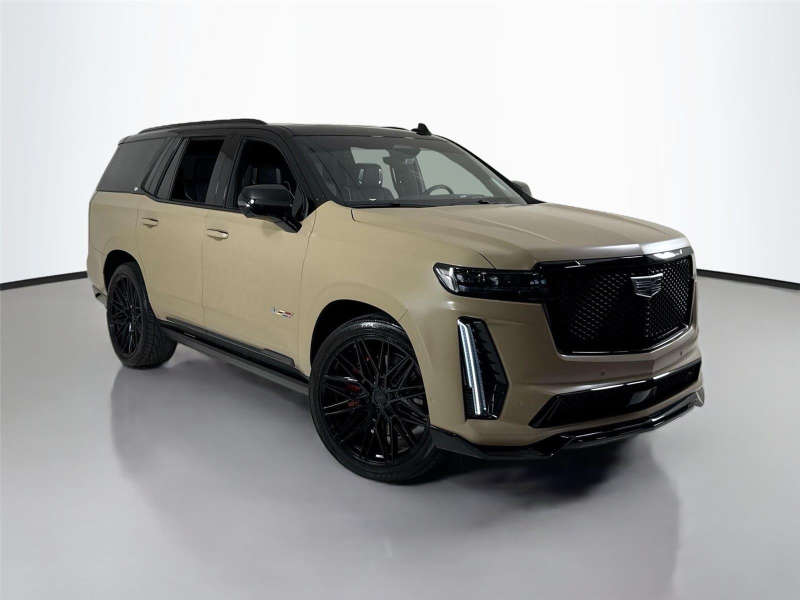 Used 2023 Black Raven Cadillac AWD V-Series | Vossen Wheels | Two Tone Wrap image 48