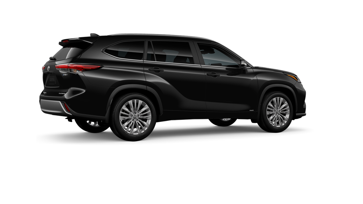 New 2026 Midnight Black Metallic Toyota Hybrid Platinum image 11