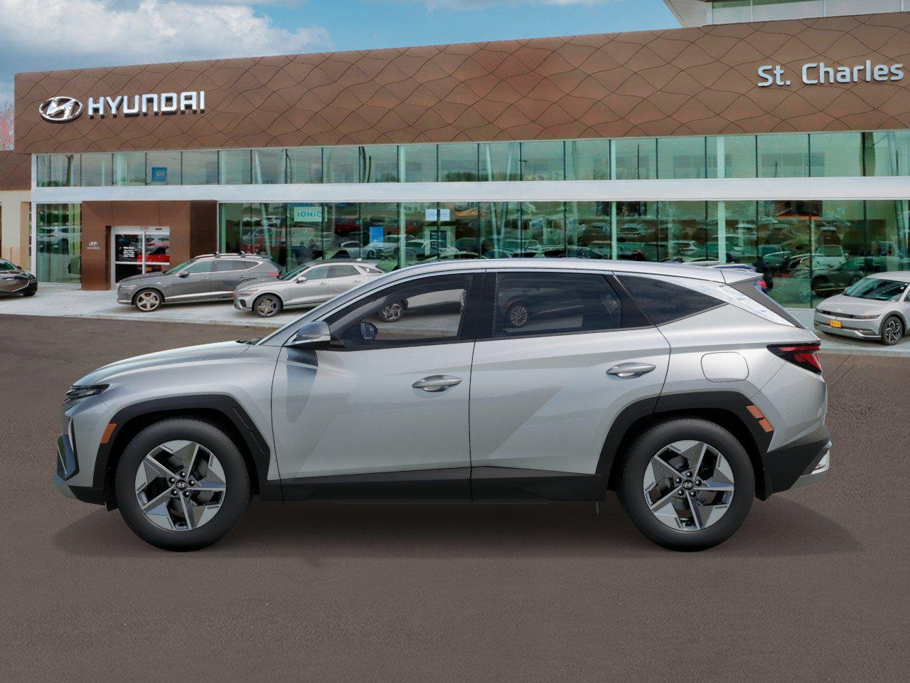 New 2026 Shimmering Silver Hyundai SEL AWD image 3
