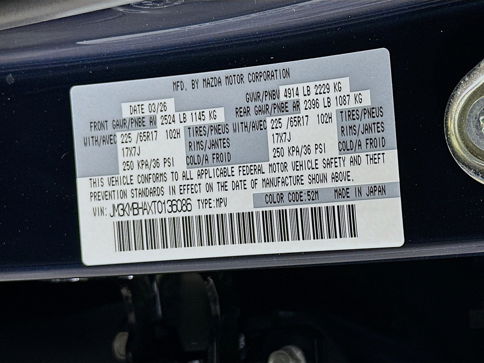 New 2026 Navy Blue Mica Mazda 2.5 S Select AWD image 31