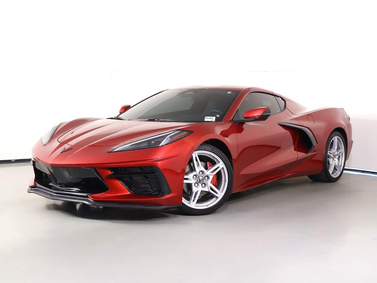 Used 2024 Red Mist Metallic Tintcoat Chevrolet Stingray image 1