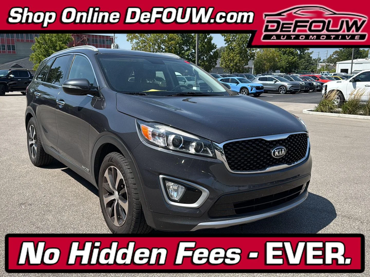Used 2018 Platinum Graphite Kia EX V6 image 1