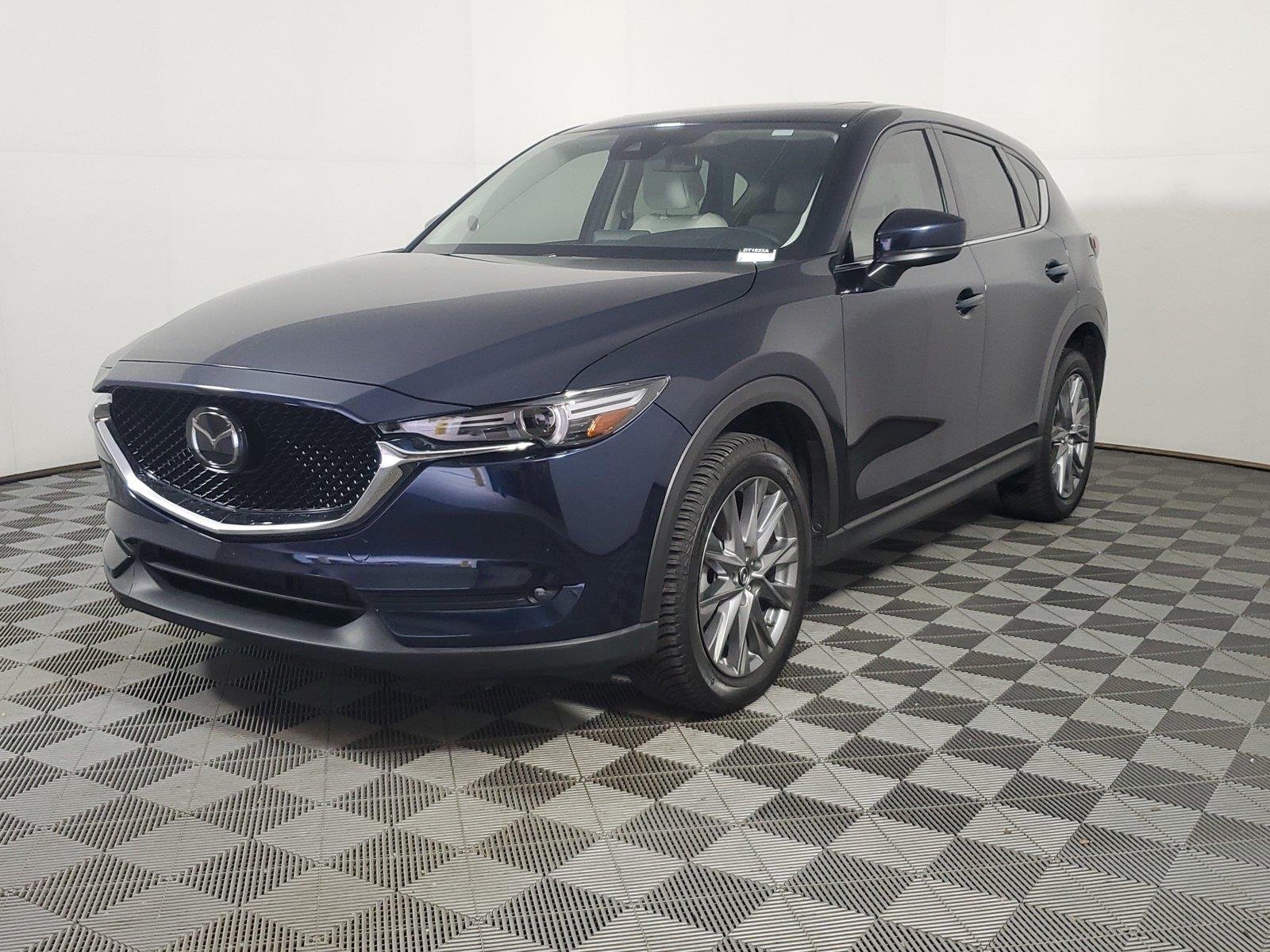 Used 2020 Deep Crystal Blue Mica Mazda Grand Touring image 1