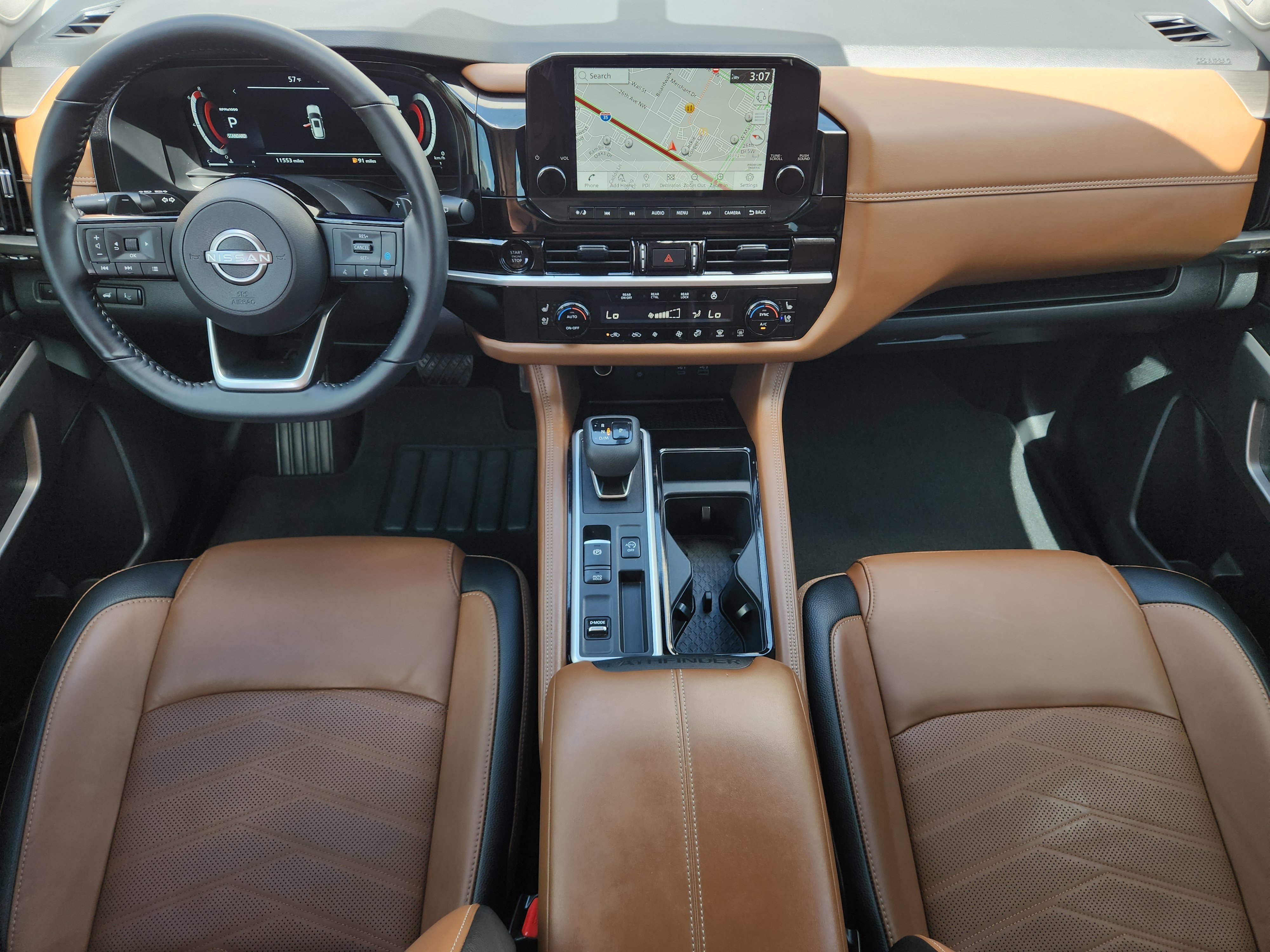 Used 2025 Scarlet Ember Tintcoat/Super Black Nissan Platinum image 28