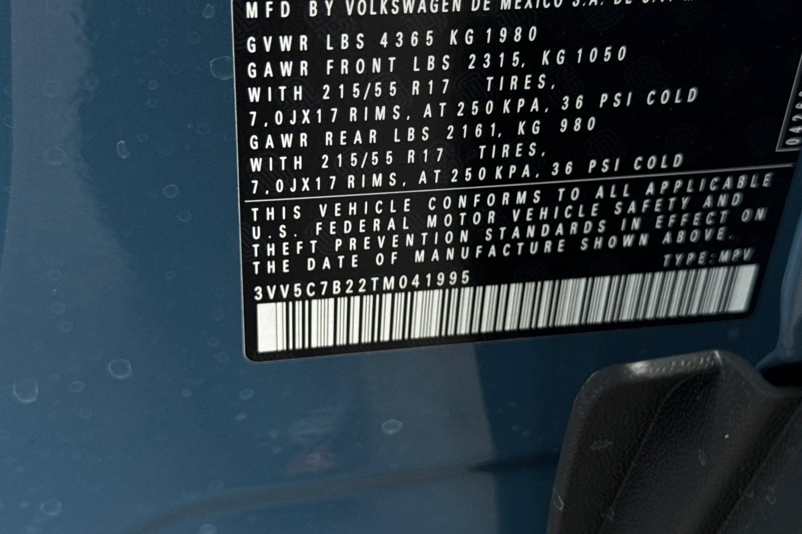 New 2026 Monterey Blue Pearl Volkswagen 1.5T S image 28