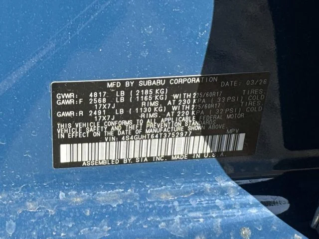 Used 2026 Blue Subaru Wilderness image 31
