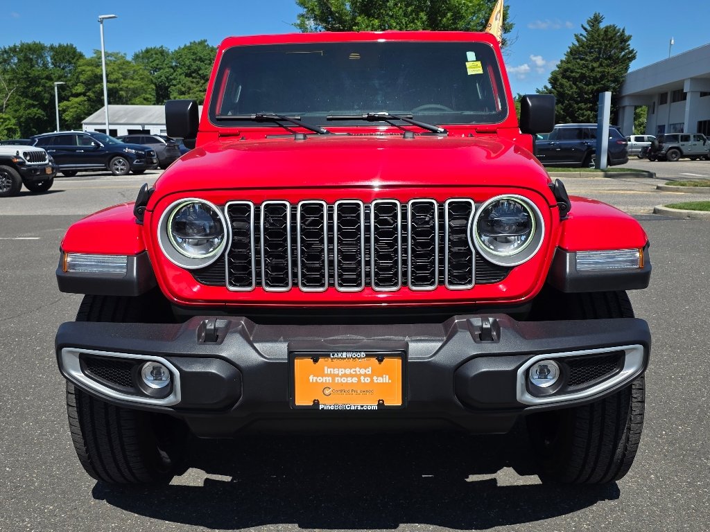 Certified Used 2025 Firecracker Red Clear Coat Jeep Sahara 4xe image 10