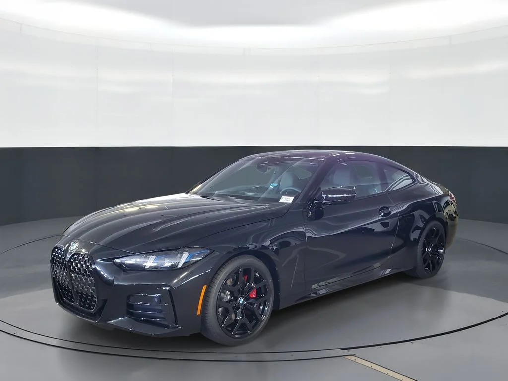 New 2027 Black Sapphire Metallic BMW 430i image 1