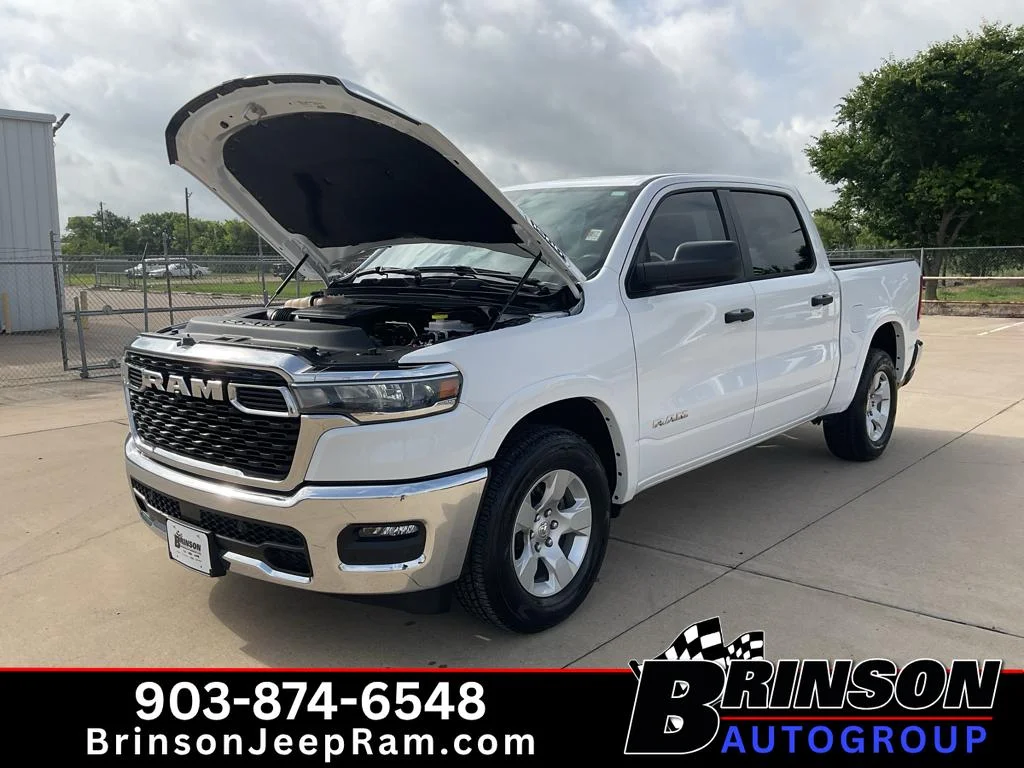 Used 2025 Bright White Clearcoat Ram Lone Star image 12