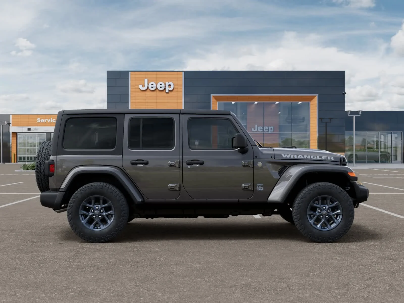 New 2026 Granite Crystal Metallic Clearcoat Jeep 85th Anniversary image 21