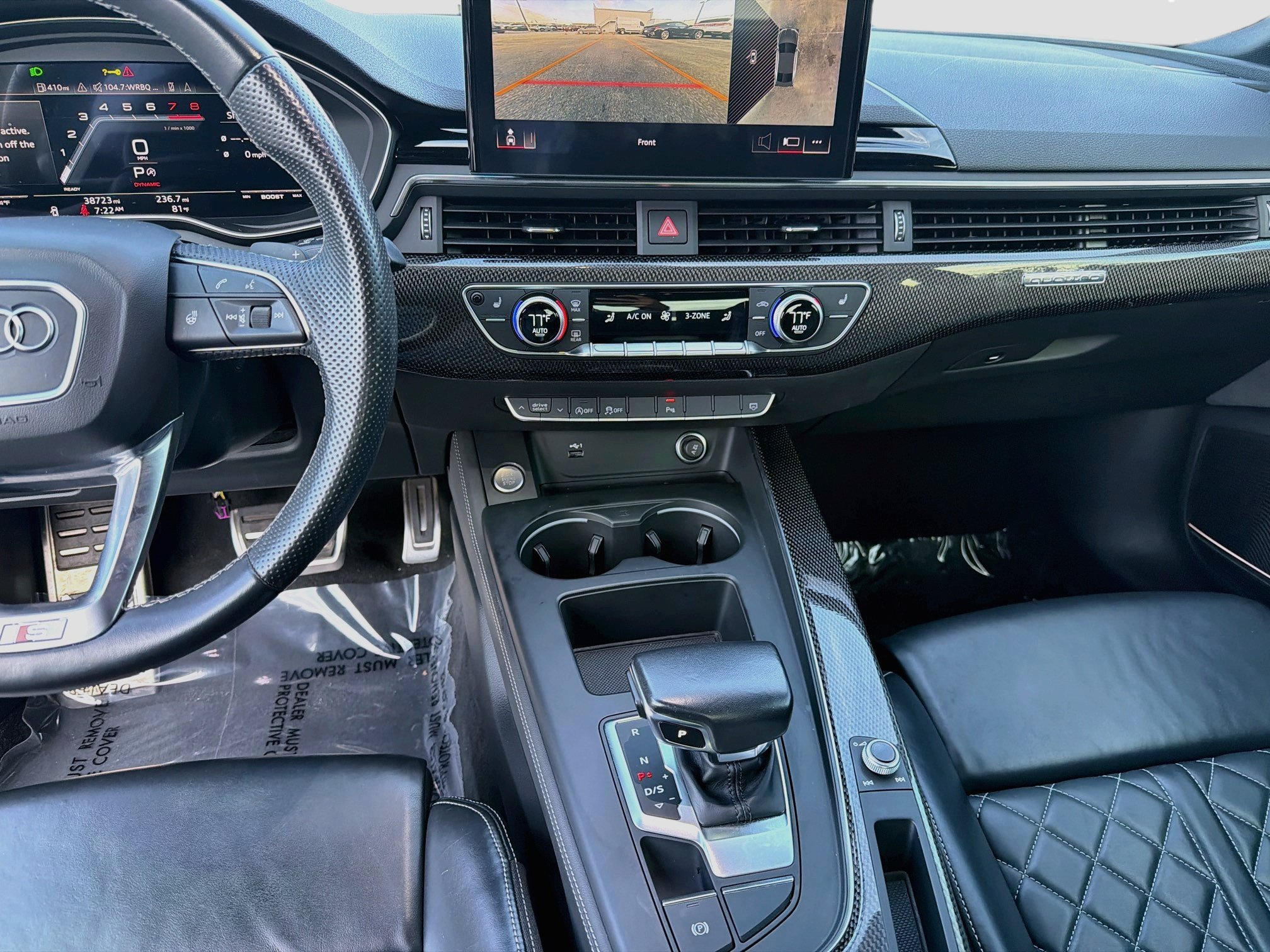 Used 2023 Daytona Gray Pearl Effect/Black Roof Audi Premium Plus image 17