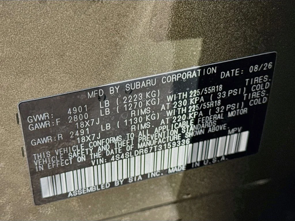 New 2026 Green Subaru Limited image 42