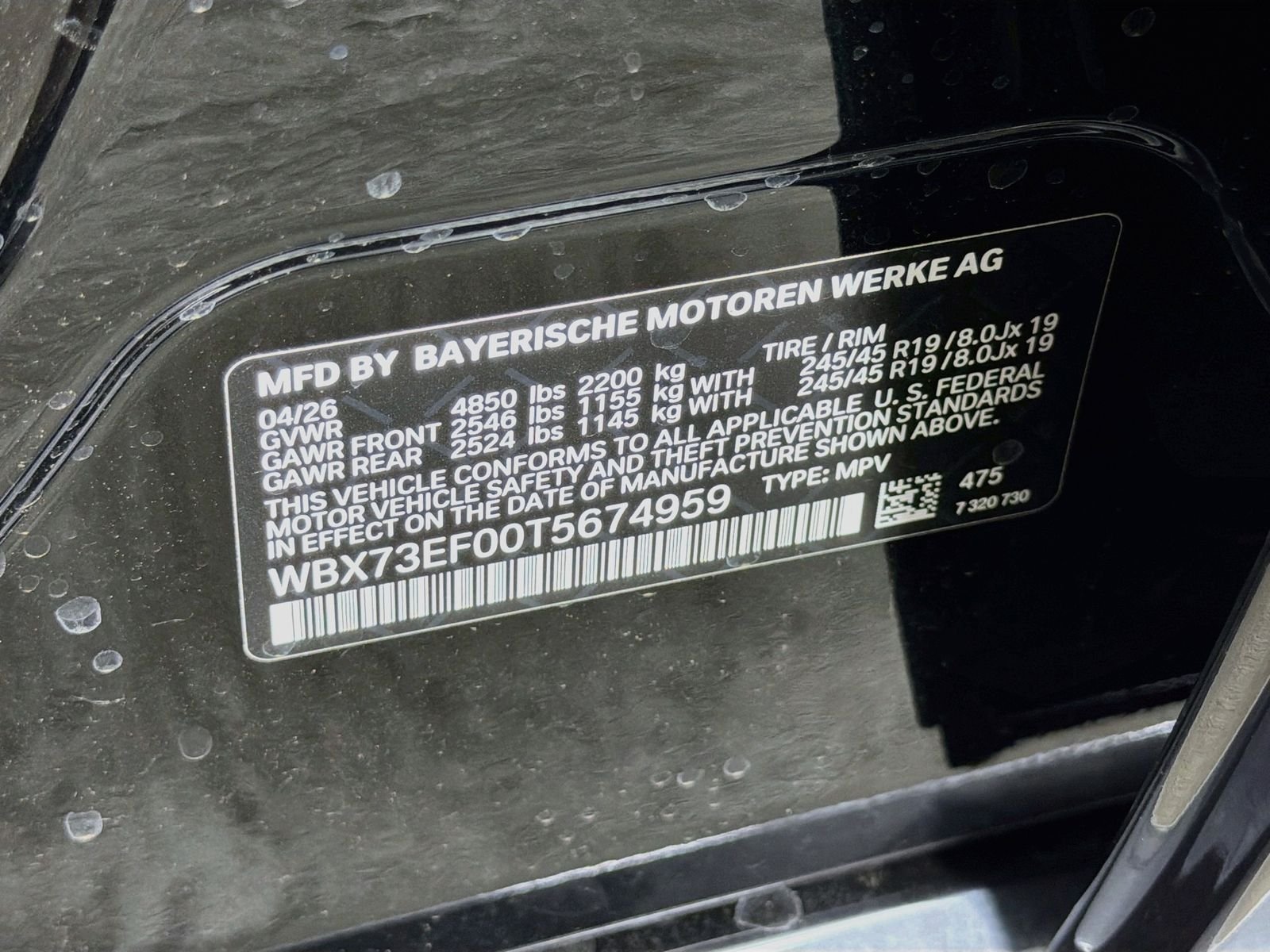 New 2026 Black Sapphire Metallic BMW xDrive28i image 32