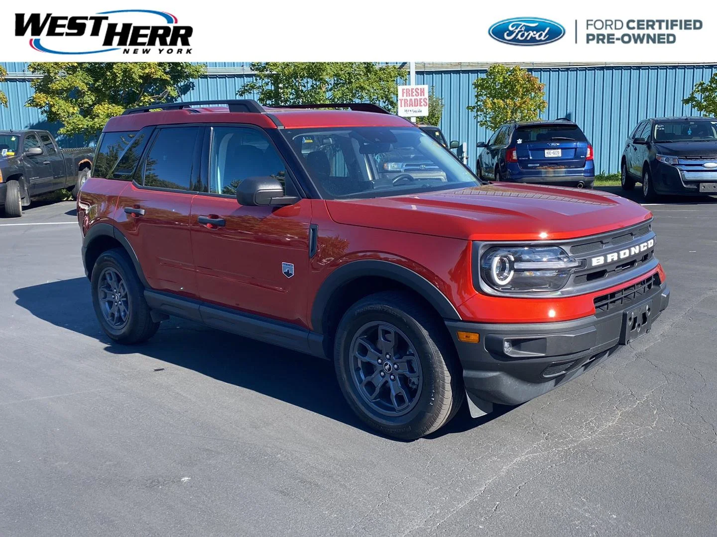 Used 2024 Hot Pepper Red Tinted Clearcoat Ford Big Bend image 1