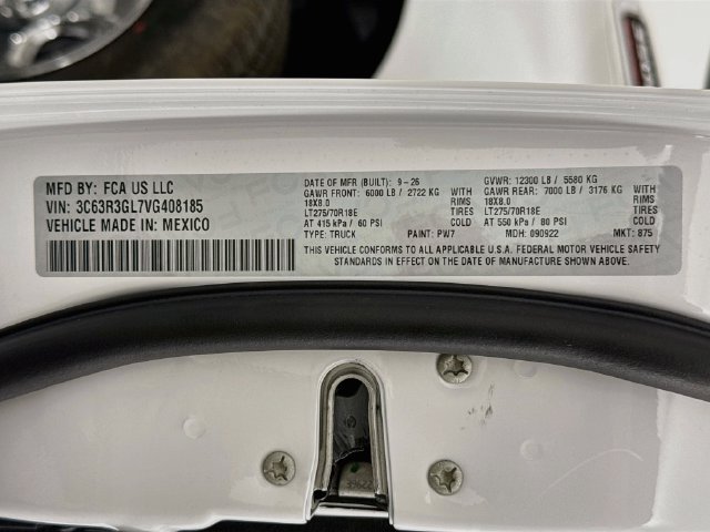 New 2027 Bright White Clear-Coat Exterior Paint RAM Tradesman image 29