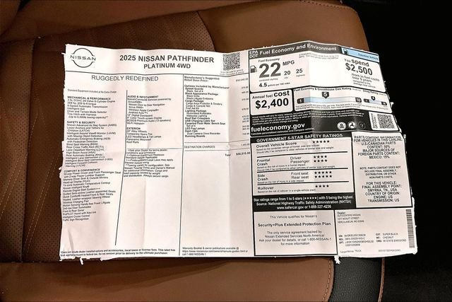 New 2025 Super Black Nissan Platinum image 38