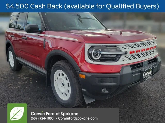 New 2025 Ruby Red Metallic Tinted Clearcoat Ford Heritage image 1