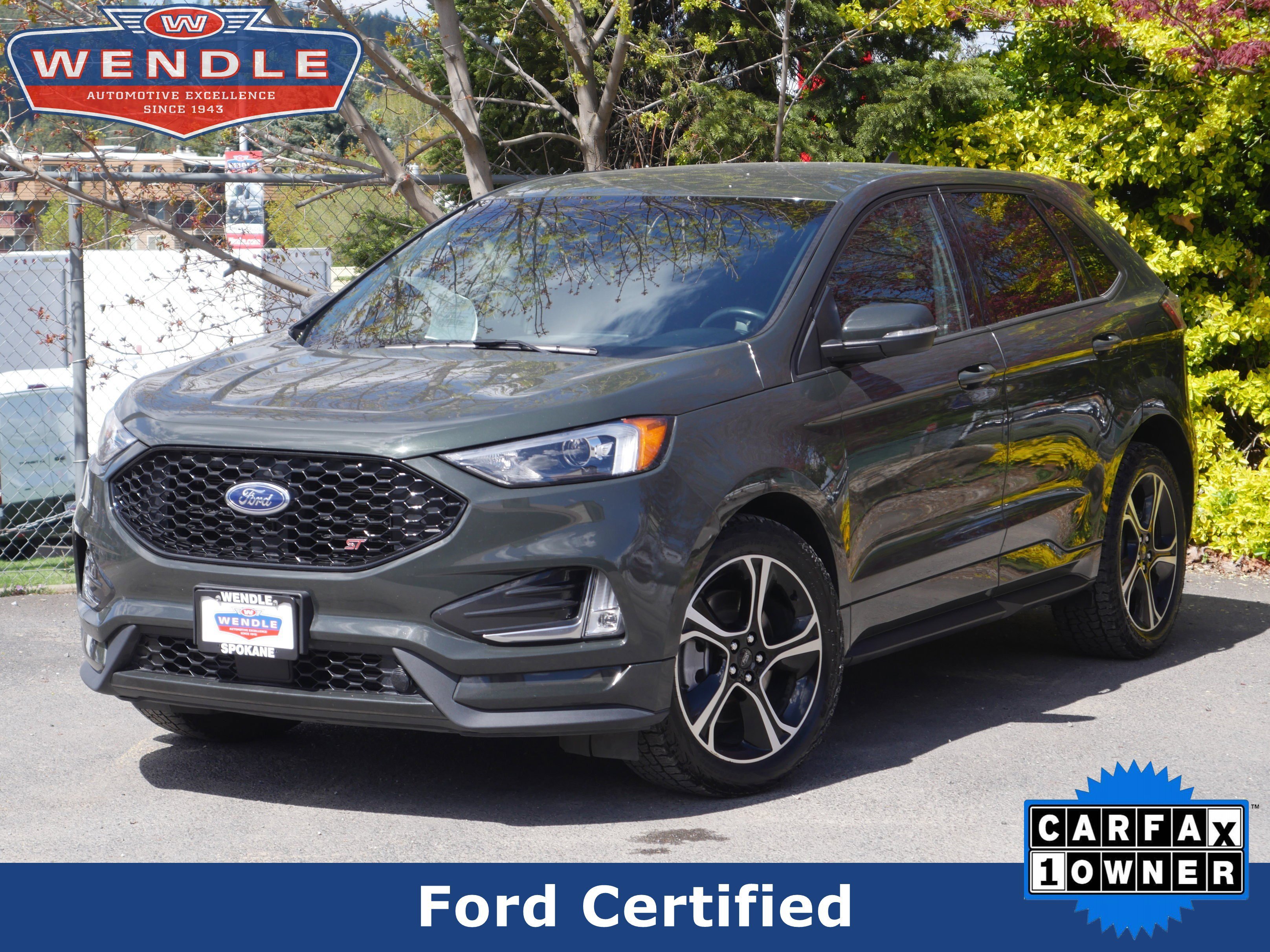 Used 2023 Forged Green Metallic Ford ST image 1