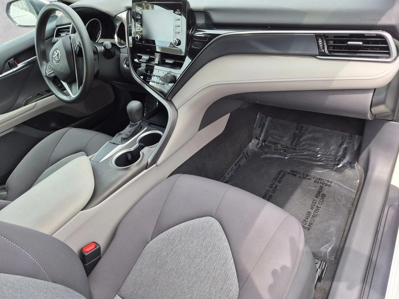 Used 2021 Super White Toyota LE image 20