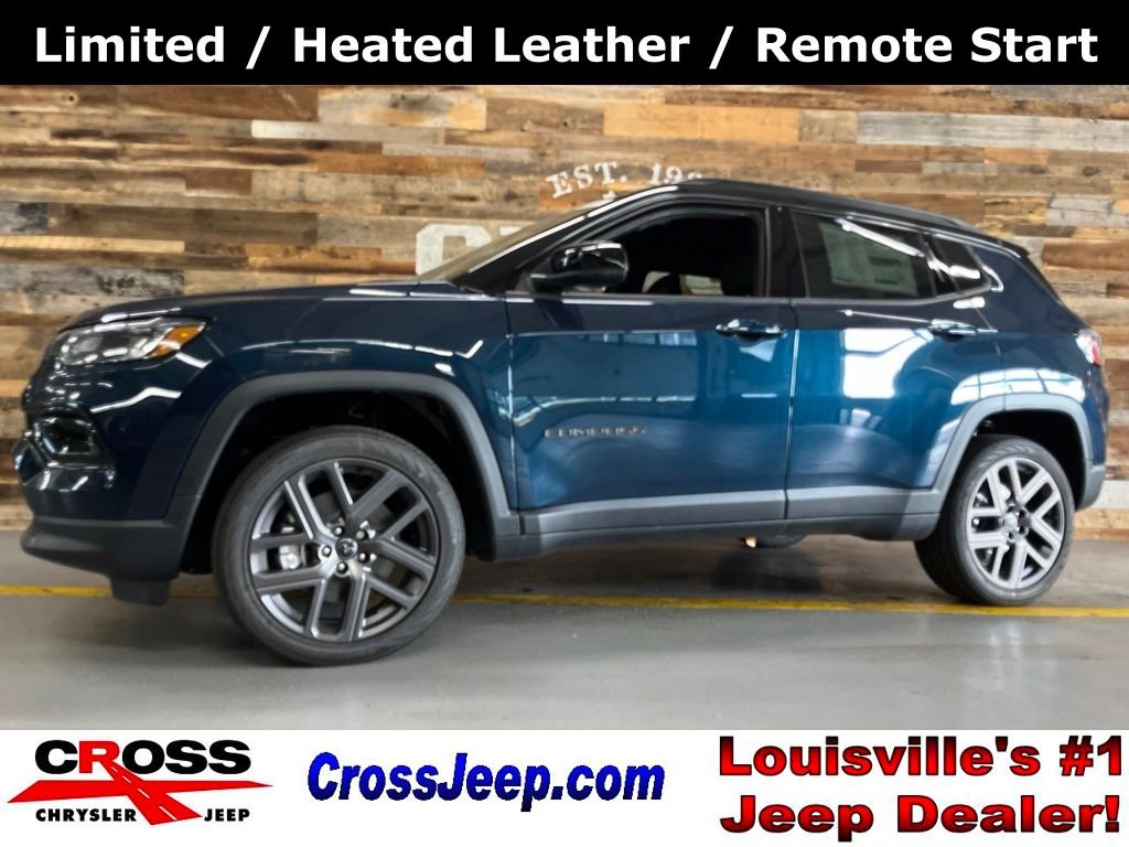 New 2026 Fathom Blue Pearl-Coat Exterior Paint Jeep Limited image 1